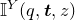 double struck upper I Superscript upper Y Baseline left parenthesis q comma bold italic t comma z right parenthesis