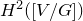 upper H squared left parenthesis left bracket upper V divided by upper G right bracket right parenthesis