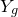 upper Y Subscript g