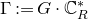 normal upper Gamma colon equals upper G dot double struck upper C Subscript upper R Superscript asterisk