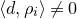 left angle bracket d comma rho Subscript i Baseline right angle bracket not equals 0