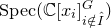 upper S p e c left parenthesis double struck upper C left bracket x Subscript i Baseline right bracket Subscript i not an element of ModifyingAbove upper I With caret Superscript upper G Baseline right parenthesis