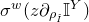 sigma Superscript w Baseline left parenthesis z partial differential Subscript rho Sub Subscript ModifyingAbove upper I With caret Subscript Baseline double struck upper I Superscript upper Y Baseline right parenthesis