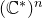left parenthesis double struck upper C Superscript asterisk Baseline right parenthesis Superscript n