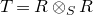 upper T equals upper R circled times Subscript upper S Baseline upper R