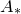 upper A Subscript asterisk