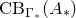 upper C upper B Subscript normal upper Gamma Sub Subscript asterisk Baseline left parenthesis upper A Subscript asterisk Baseline right parenthesis