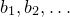 b 1 comma b 2 comma ellipsis