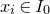 x Subscript i Baseline element of upper I 0