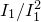 upper I 1 divided by upper I 1 squared