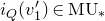 i Subscript upper Q Baseline left parenthesis v prime 1 right parenthesis element of normal upper M normal upper U Subscript asterisk