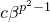 c beta Superscript p squared minus 1