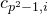 c Subscript p squared minus 1 comma i