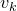 v Subscript k