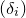 left parenthesis delta Subscript i Baseline right parenthesis