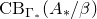 upper C upper B Subscript normal upper Gamma Sub Subscript asterisk Baseline left parenthesis upper A Subscript asterisk Baseline divided by beta right parenthesis