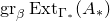g r Subscript beta Baseline upper E x t Subscript normal upper Gamma Sub Subscript asterisk Baseline left parenthesis upper A Subscript asterisk Baseline right parenthesis
