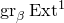 g r Subscript beta Baseline upper E x t Superscript 1