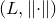 left parenthesis upper L comma StartMetric dot EndMetric right parenthesis