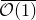 ModifyingAbove script upper O left parenthesis 1 right parenthesis With bar