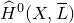ModifyingAbove upper H With caret Superscript 0 Baseline left parenthesis upper X comma upper L overbar right parenthesis
