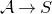 script upper A right arrow upper S