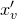 x prime Subscript v