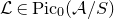 script upper L element of normal upper P normal i normal c Subscript 0 Baseline left parenthesis script upper A divided by upper S right parenthesis