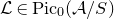 script upper L element of normal upper P normal i normal c Subscript 0 Baseline left parenthesis script upper A divided by upper S right parenthesis