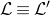 script upper L identical to script upper L prime