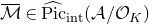 script upper M overbar element of ModifyingAbove normal upper P normal i normal c With caret Subscript normal i normal n normal t Baseline left parenthesis script upper A divided by script upper O Subscript upper K Baseline right parenthesis