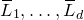 upper L overbar Subscript 1 Baseline comma ellipsis comma upper L overbar Subscript d Baseline