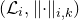 left parenthesis script upper L Subscript i Baseline comma StartMetric dot EndMetric Subscript i comma k Baseline right parenthesis