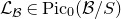 script upper L Subscript script upper B Baseline element of normal upper P normal i normal c Subscript 0 Baseline left parenthesis script upper B divided by upper S right parenthesis