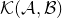 script upper K left parenthesis script upper A comma script upper B right parenthesis