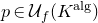 p element of script upper U Subscript f Baseline left parenthesis upper K Superscript normal a normal l normal g Baseline right parenthesis