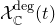 script upper X Subscript double struck upper C Superscript normal d normal e normal g Baseline left parenthesis t right parenthesis
