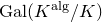 normal upper G normal a normal l left parenthesis upper K Superscript normal a normal l normal g Baseline divided by upper K right parenthesis