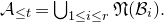 script upper A Subscript less than or equals t Baseline equals union Underscript 1 less than or equals i less than or equals r Endscripts German upper N left parenthesis script upper B Subscript i Baseline right parenthesis period