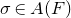 sigma element of upper A left parenthesis upper F right parenthesis