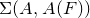 normal upper Sigma left parenthesis upper A comma upper A left parenthesis upper F right parenthesis right parenthesis