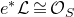 e Superscript asterisk Baseline script upper L approximately equals script upper O Subscript upper S