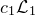 c 1 script upper L 1
