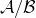 script upper A divided by script upper B