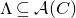 normal upper Lamda subset of or equal to script upper A left parenthesis upper C right parenthesis