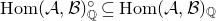 normal upper H normal o normal m left parenthesis script upper A comma script upper B right parenthesis Subscript double struck upper Q Superscript ring Baseline subset of or equal to normal upper H normal o normal m left parenthesis script upper A comma script upper B right parenthesis Subscript double struck upper Q