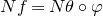 upper N f equals upper N theta ring phi