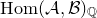 normal upper H normal o normal m left parenthesis script upper A comma script upper B right parenthesis Subscript double struck upper Q