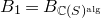 upper B 1 equals upper B Subscript double struck upper C left parenthesis upper S right parenthesis Sub Superscript normal a normal l normal g