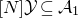 left bracket upper N right bracket script upper Y subset of or equal to script upper A 1